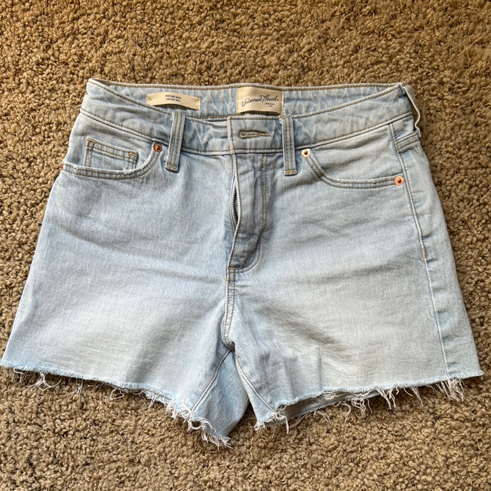 Women's Light Blue Denim Shorts
